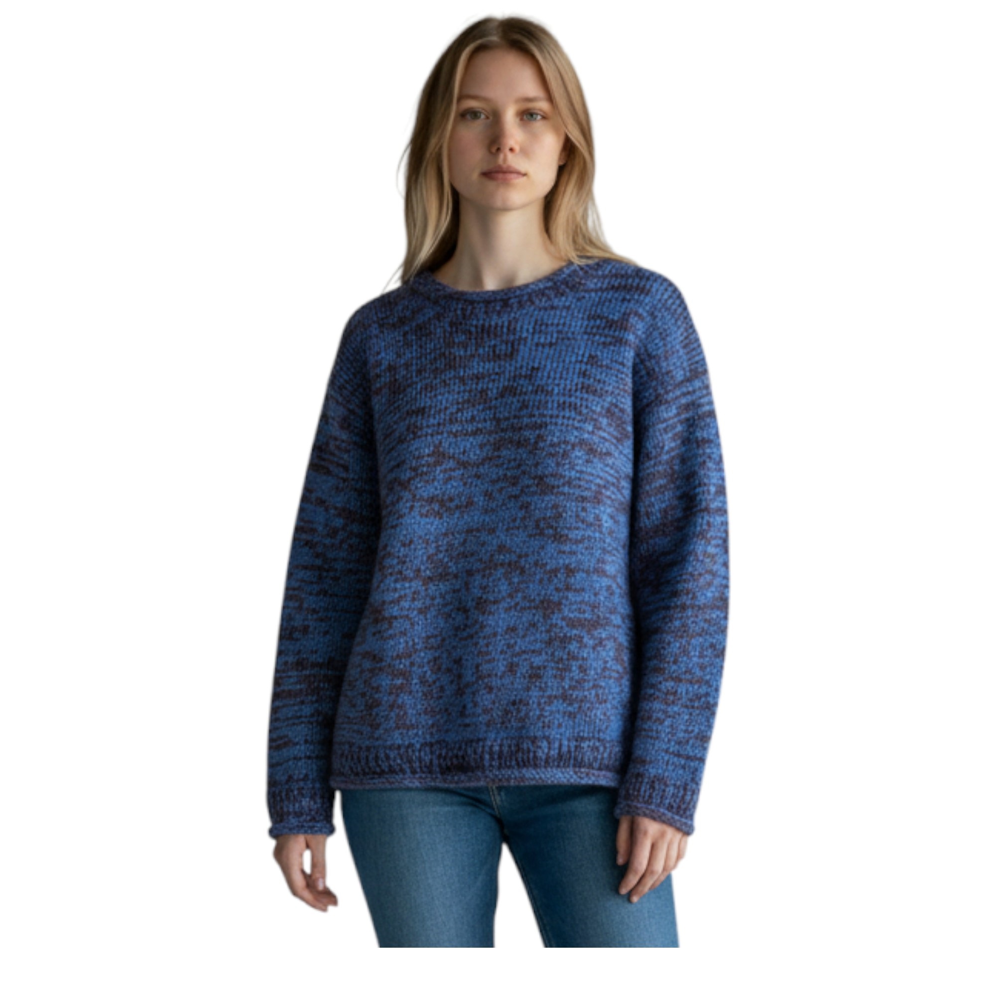 THC Schafwoll Strickpullover blau 716 5 THC Schafwoll Strickpullover blau 716 5