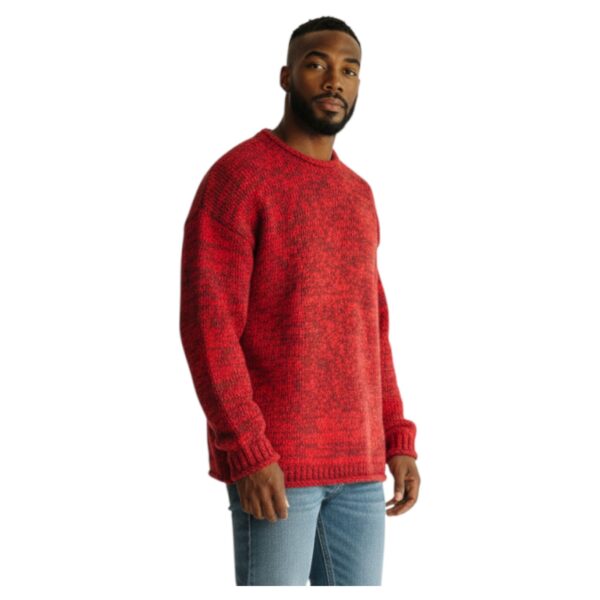 THC Schafwoll Strickpullover rot 715 4 THC Schafwoll Strickpullover rot 715 4