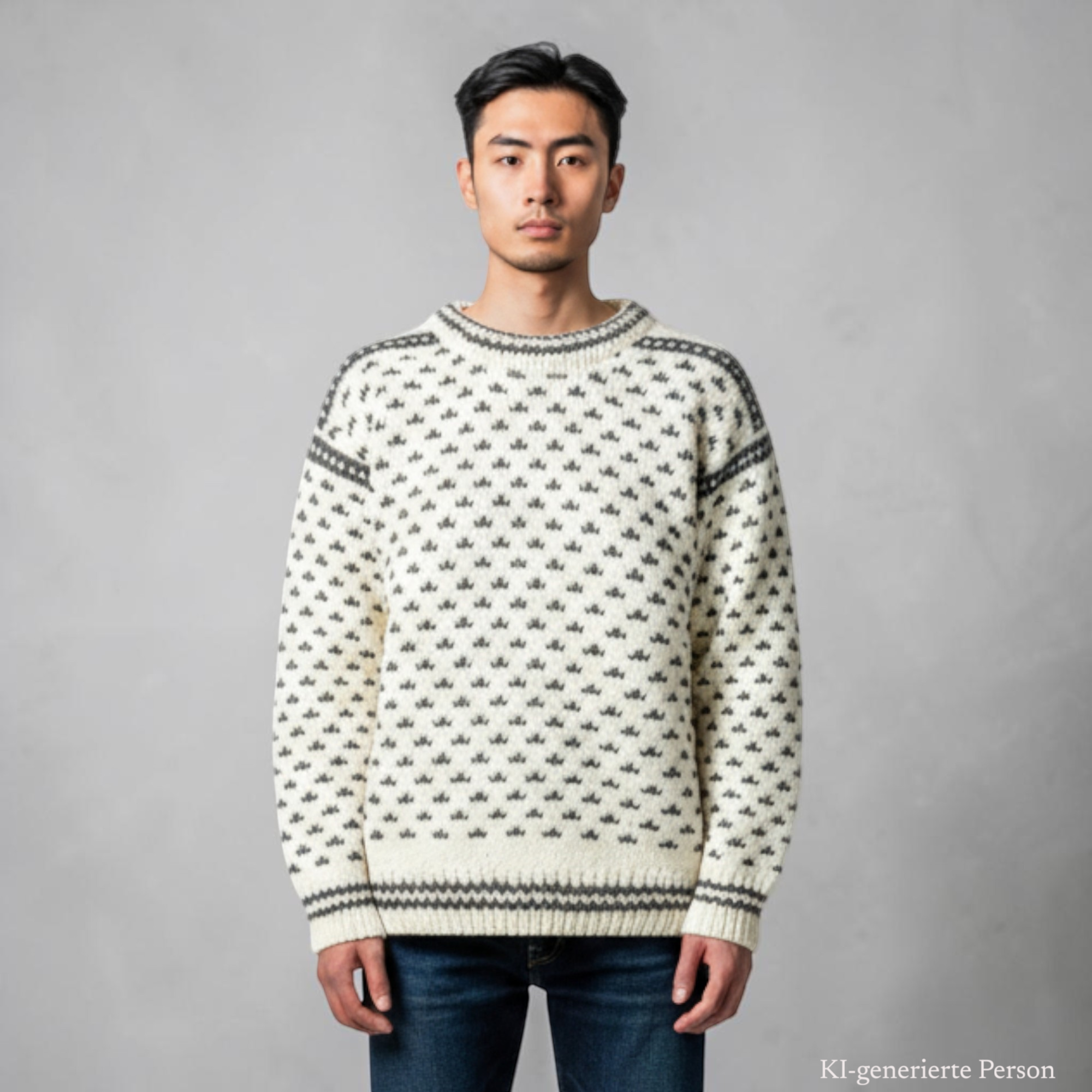 THC Feinstrick Wollpullover 130 KI-Generiert Modell 2 THC Feinstrick Wollpullover 130 KI-Generiert Modell 2