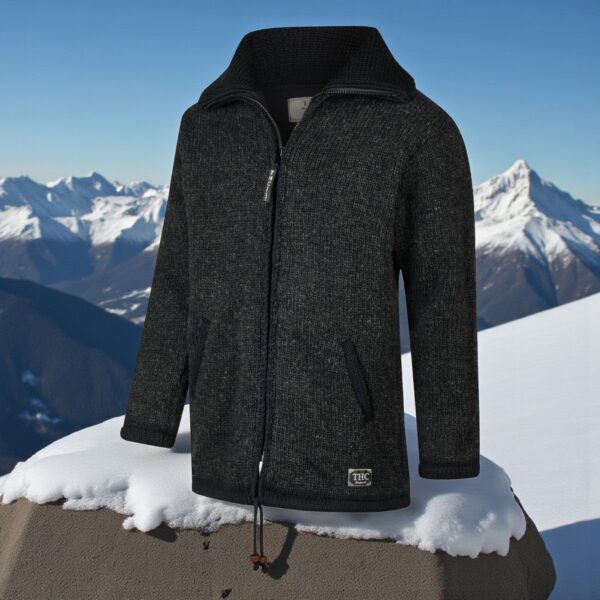 THC Strickmantel 901 anthrazit 4