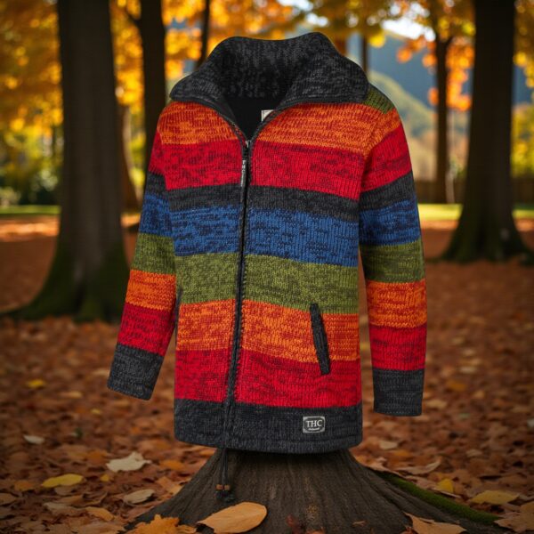 THC Strickmantel 903 bunt 5