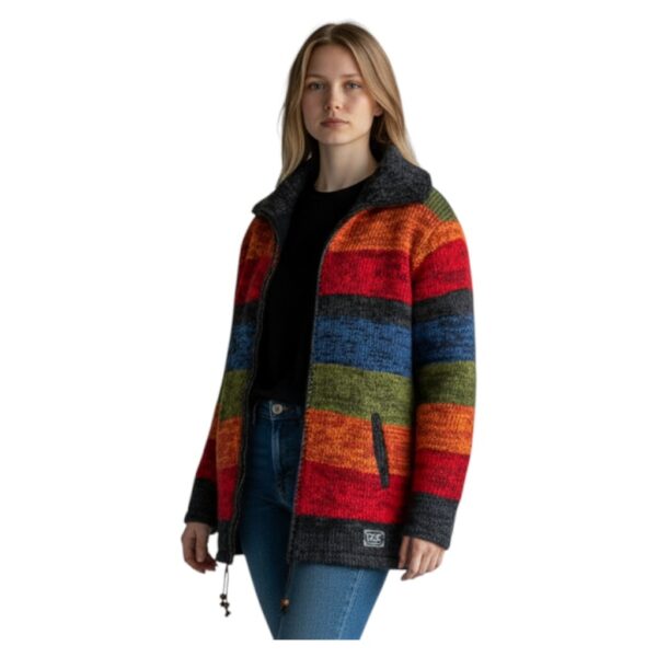 THC Strickmantel 903 bunt 6