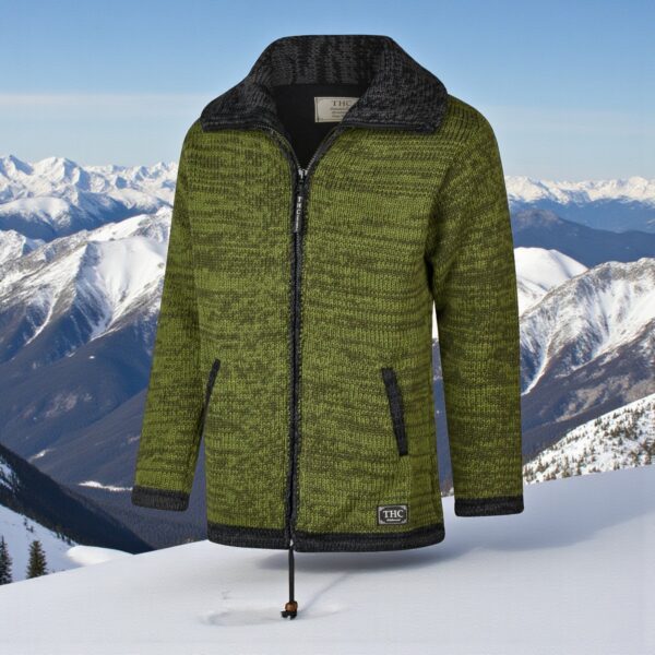 THC Strickmantel 904 grün 4