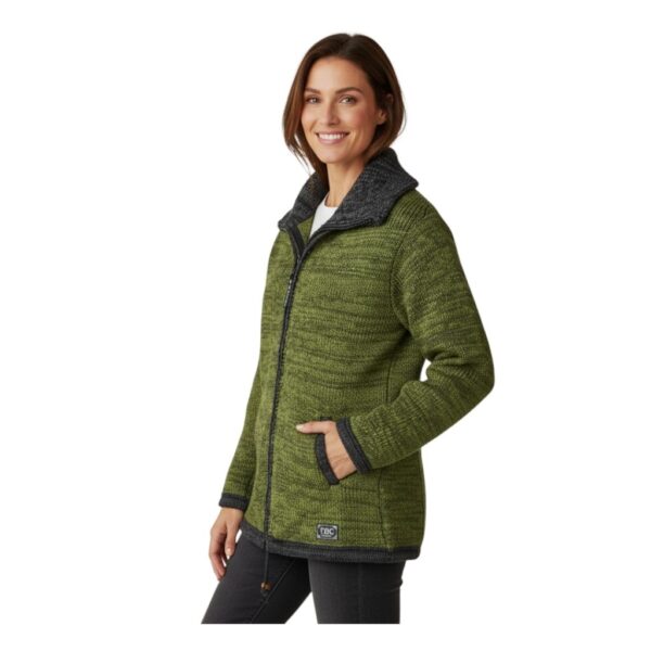 THC Strickmantel 904 grün 6