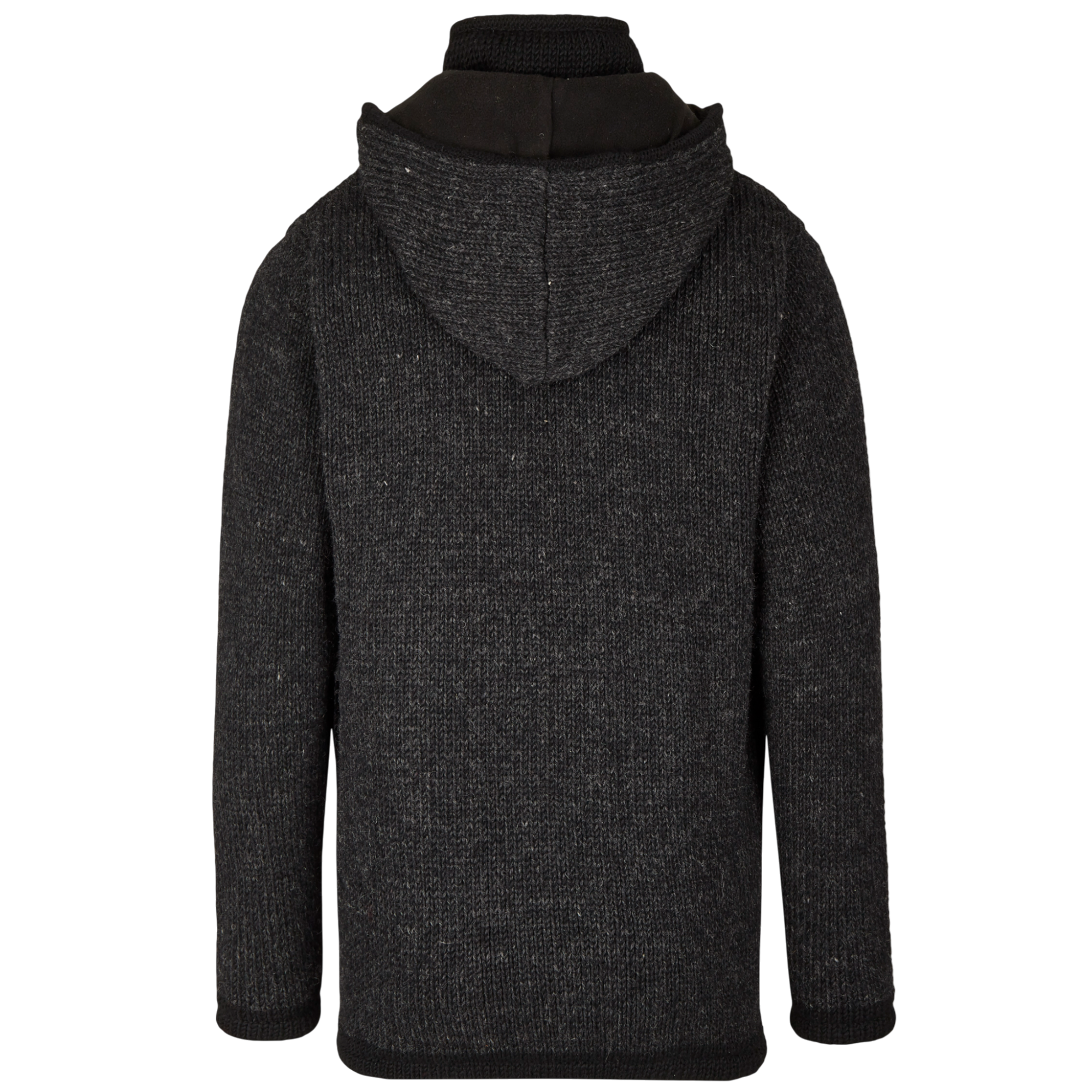 THC Schafwoll Strickjacke 810 anthrazit 2