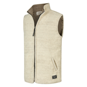 THC Schafwoll Strickweste 313 weiß 2