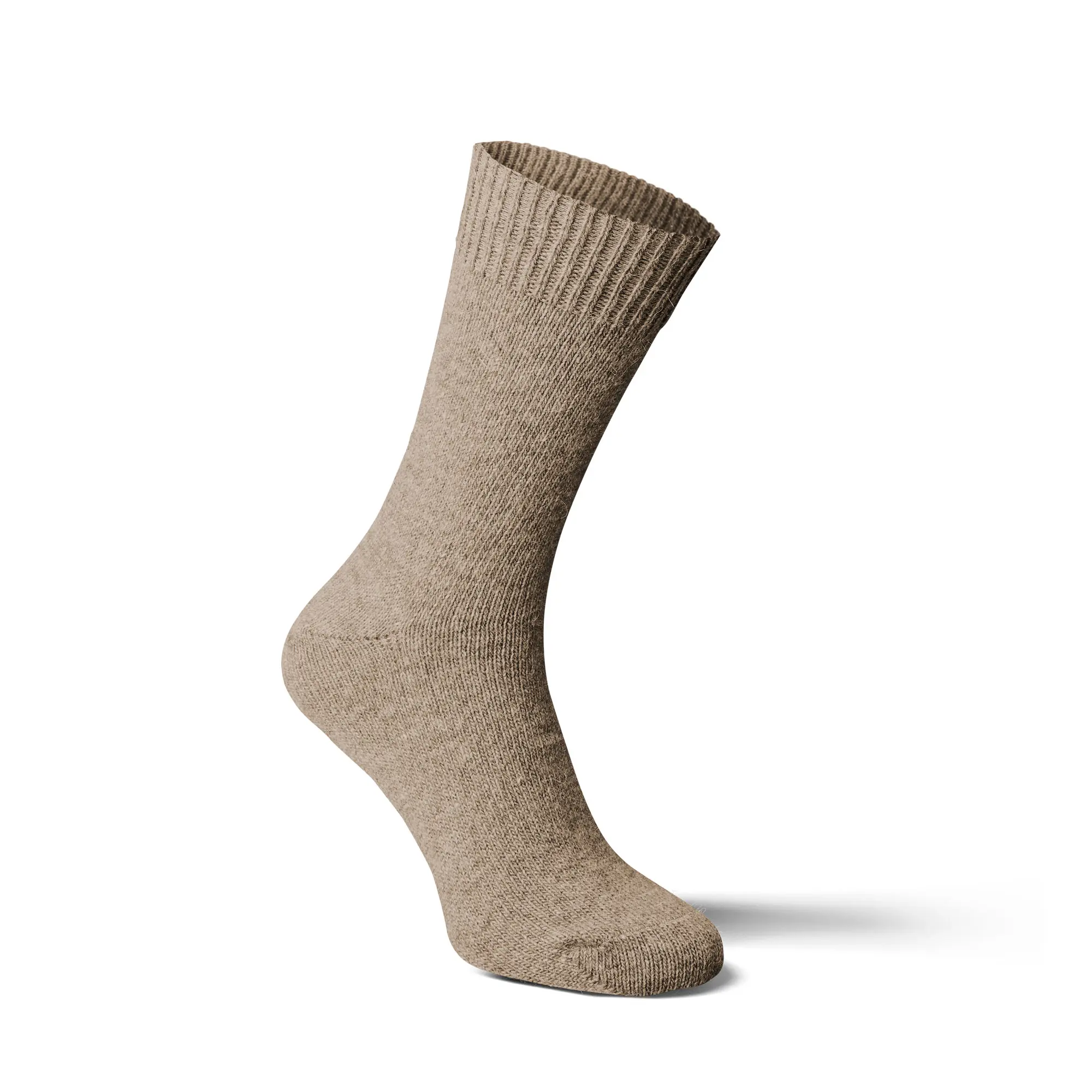 Fellhof Alpaka Socken dünn beige