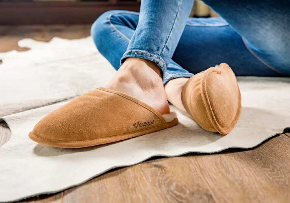 Fellhof Lammfellpantoffel Trendy, allgemein-Bild