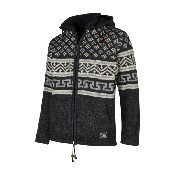 THC Schafwollstrickjacke Baumwollfutter 852 2