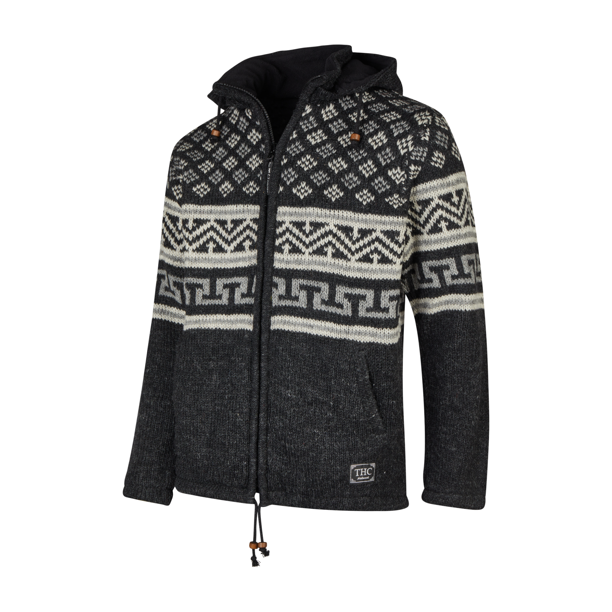 THC Schafwollstrickjacke Baumwollfutter 852 2