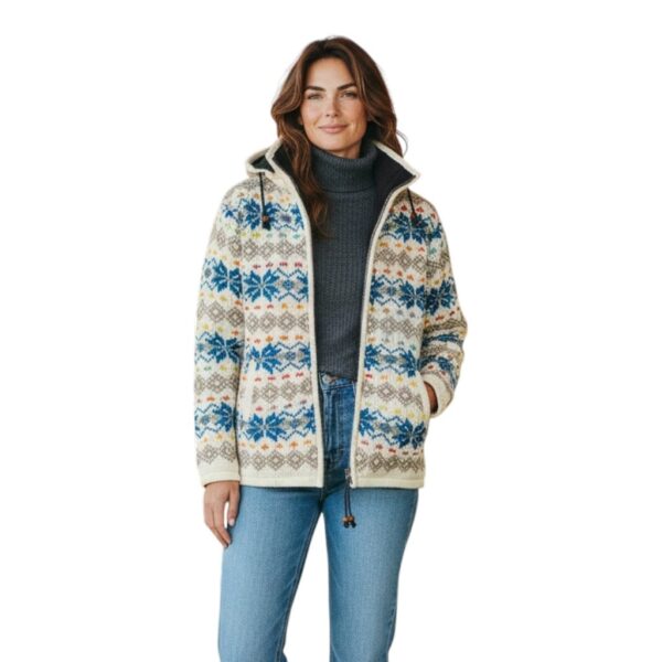 THC Schafwollstrickjacke Baumwollfutter 860 4
