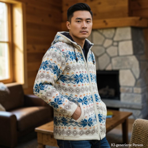 THC Schafwoll Strickjacke 860 KI-Generiert Model 3 THC Schafwoll Strickjacke 860 KI-Generiert Model 3