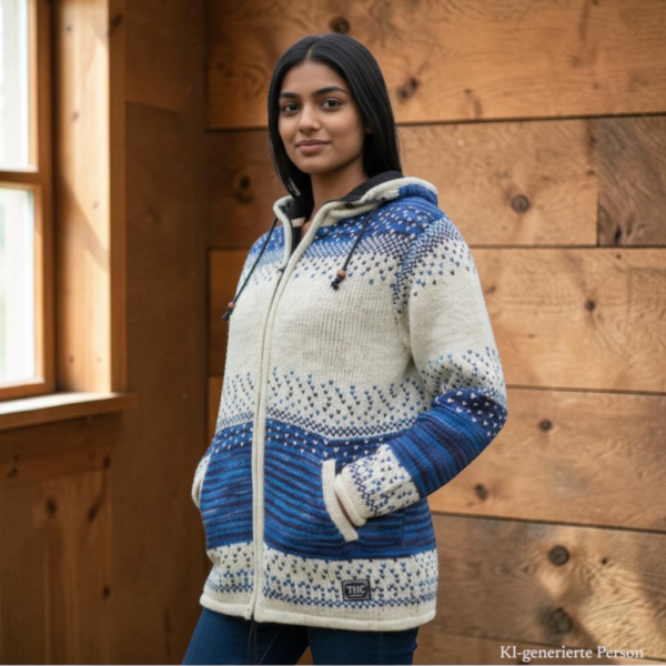 THC Schafwoll Strickjacke 861 KI-Generiert Model 3 THC Schafwoll Strickjacke 861 KI-Generiert Model 3