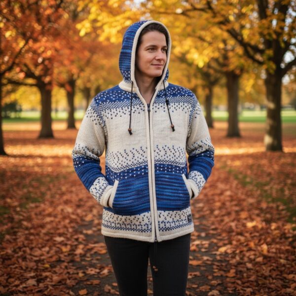 THC Schafwollstrickjacke Baumwollfutter 861 6