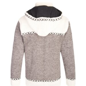 THC Schafwollstrickjacke beige weiß 507 2