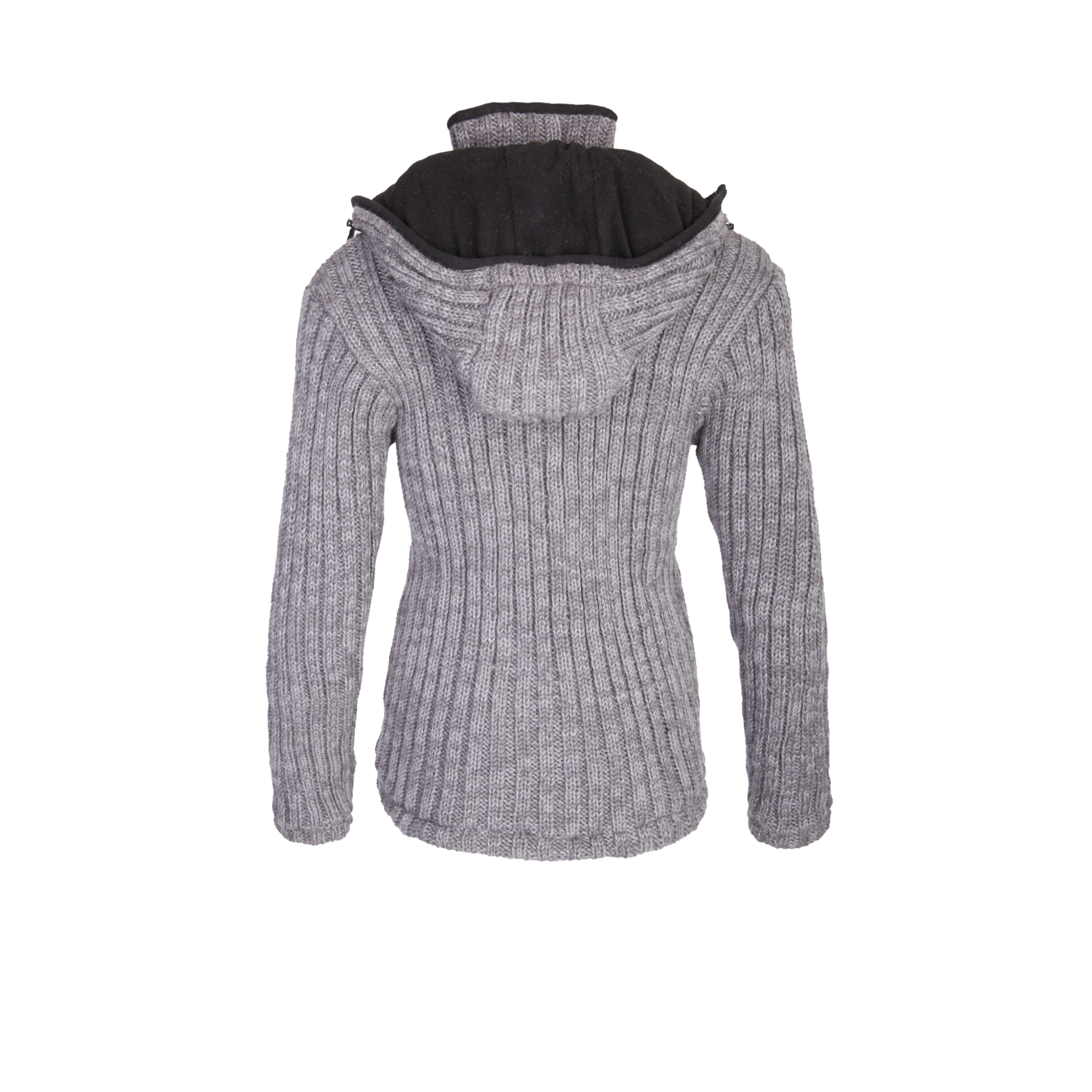 THC Schafwoll Strickjacke grau 725 3 THC Schafwoll Strickjacke grau 725 3