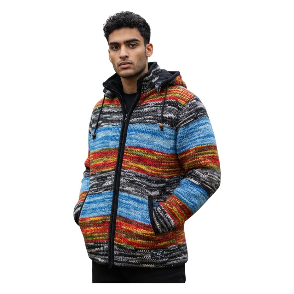 THC-Schafwoll-Strickjacke-820-4|THCStrickjacke820 THC Schafwoll Strickjacke 820 5