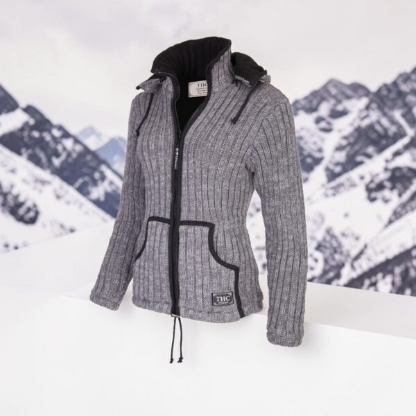 THC-Schafwoll-Strickjacke-grau-725-7|THCSchafwollstrickjacke725 THC Schafwoll Strickjacke grau 725 7