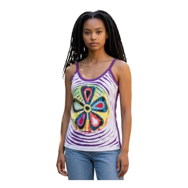 Baumwoll-Hippie-Mandala-Tanktop-mit-Cutwork-weiss-5|TanktopMandalaWeiß Baumwoll Hippie Mandala Tanktop mit Cutwork weiß 4