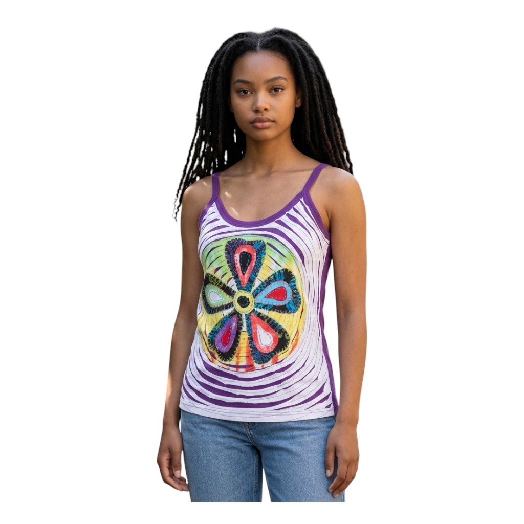 Baumwoll-Hippie-Mandala-Tanktop-mit-Cutwork-weiss-5|TanktopMandalaWeiß Baumwoll Hippie Mandala Tanktop mit Cutwork weiß 4