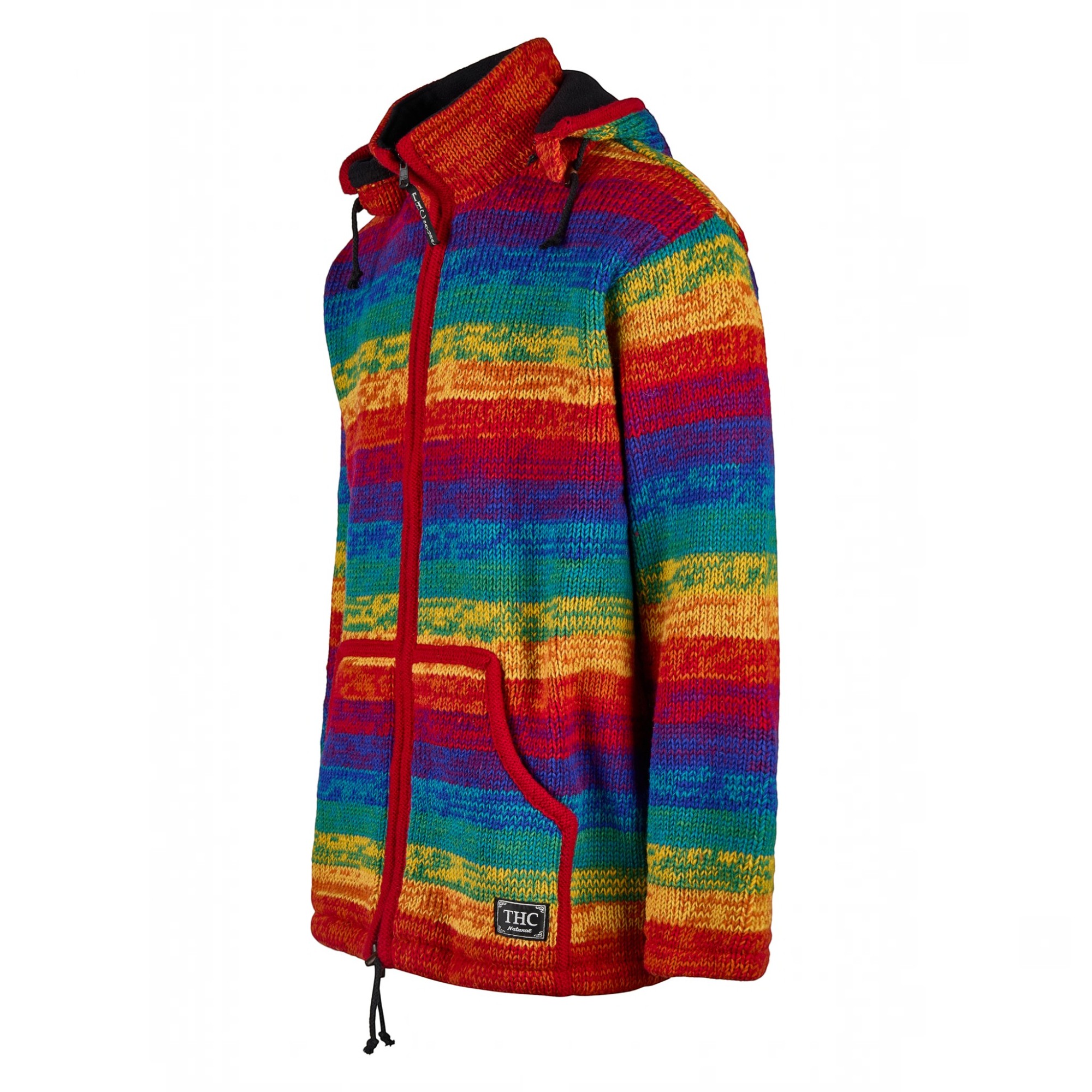 THC Schafwollstrickjacke 620 Rainbow – Bild 2