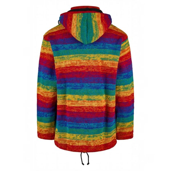 THC Schafwollstrickjacke 620 Rainbow - Thumbnail Image 3