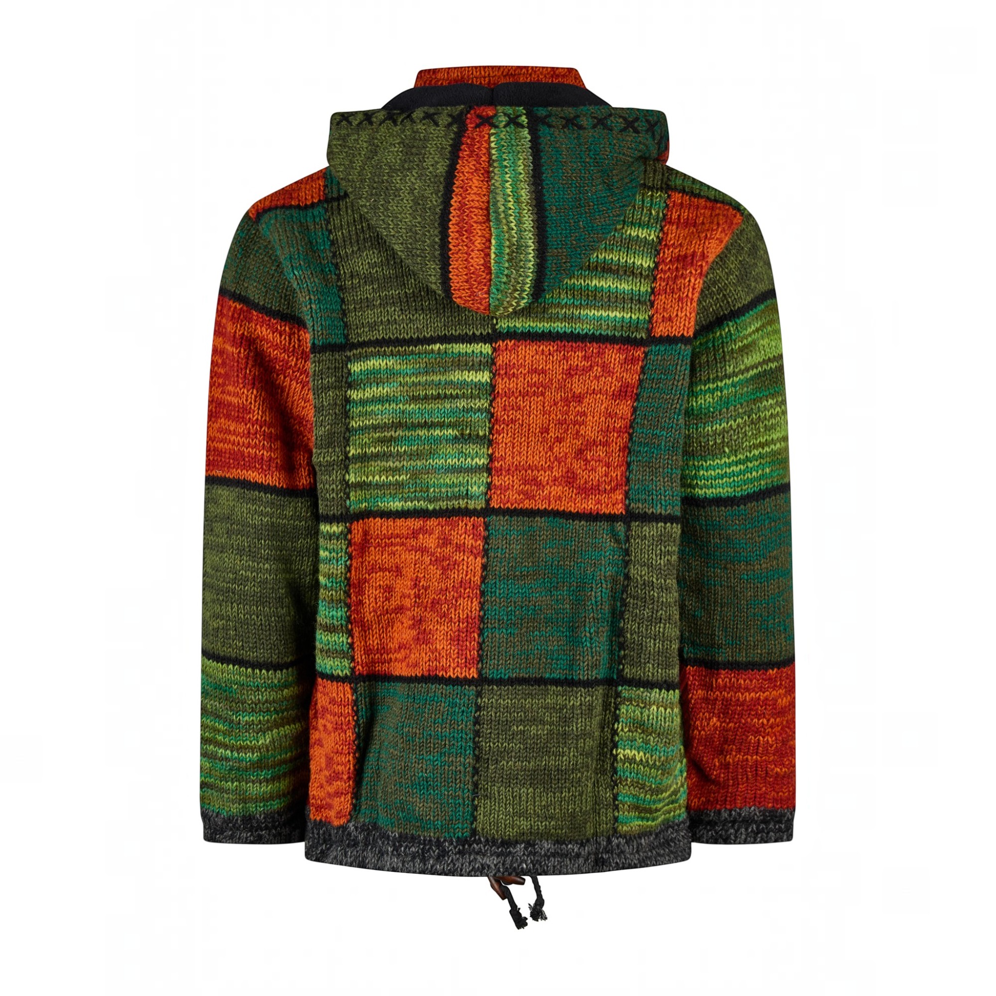 THC Strickjacke 804 Grüne Quadrate – Bild 3