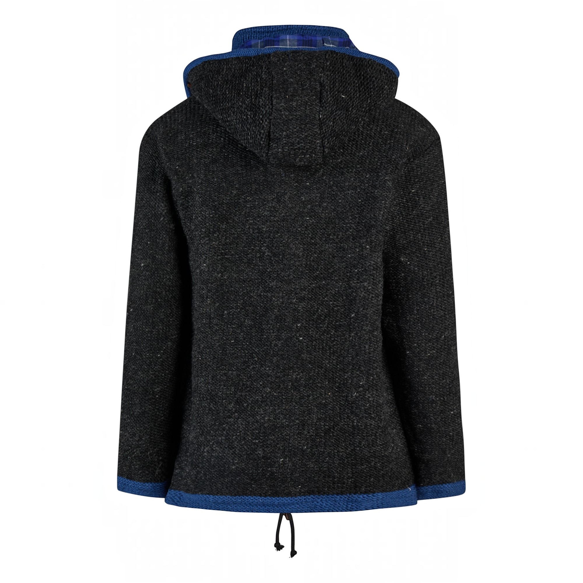 THC Strickjacke 808 Baumwollfutter anthrazit blau – Bild 3