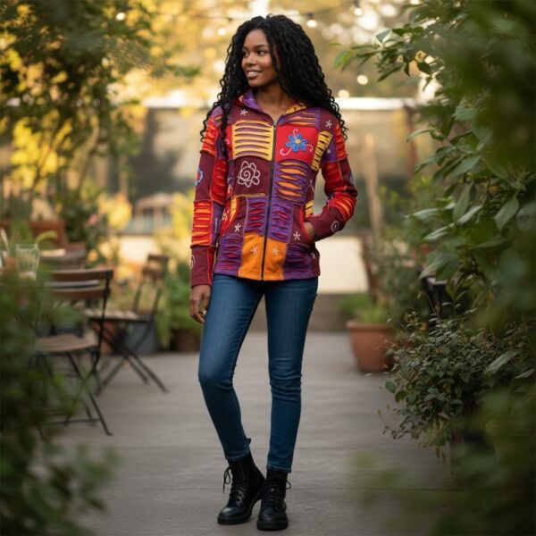 Baumwoll-Patch-Jacke-Orange-5|PatchjackeOrange