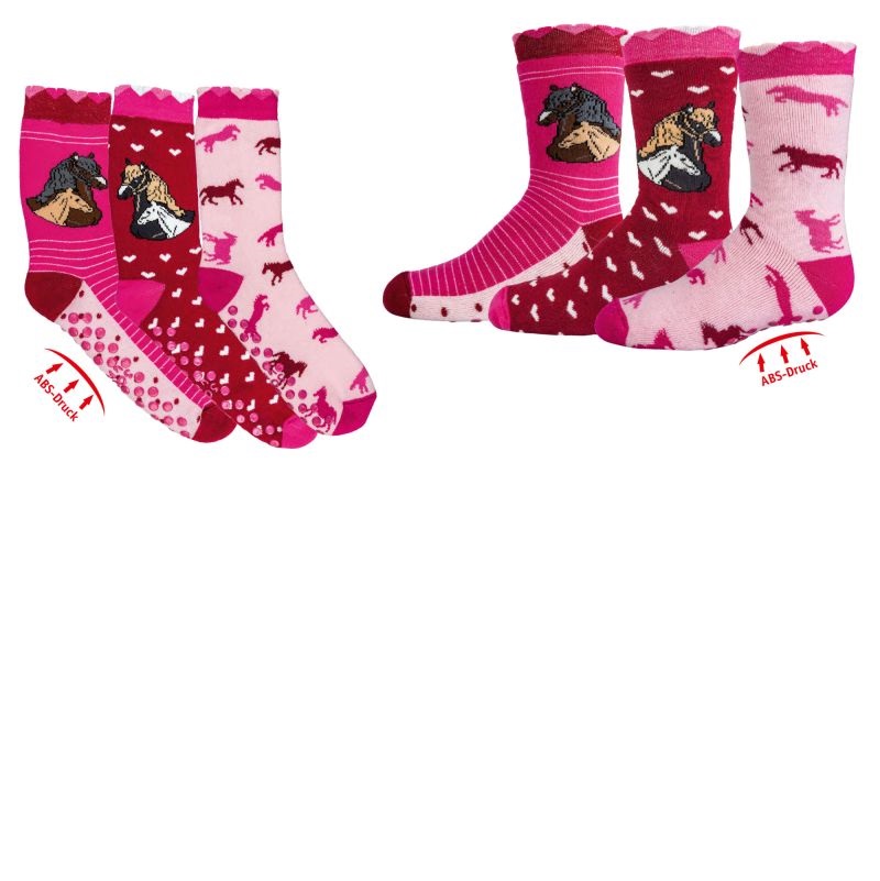 Socks 4 Fun Kindersocken ABS Pferde – Bild 4