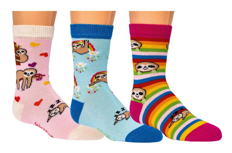Socks 4 Fun 3-er Bündel Faultier – Bild 1